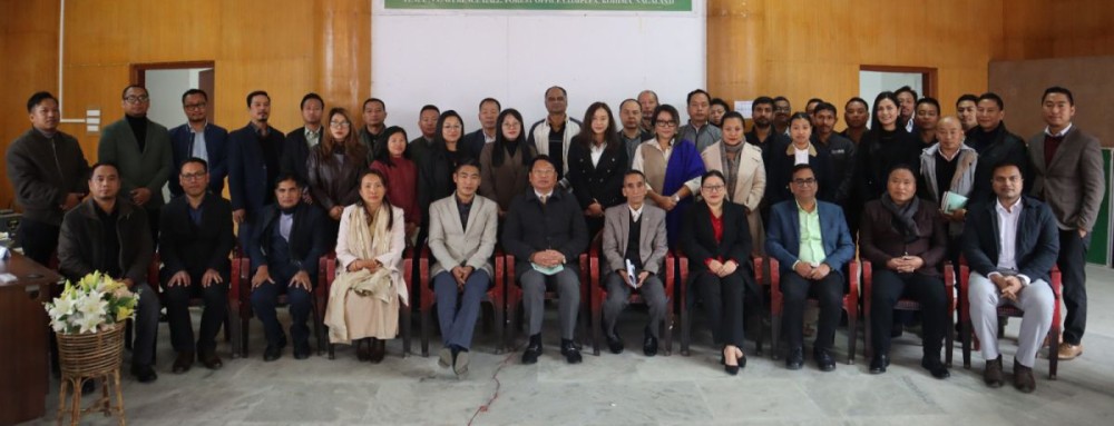 Officials and others during the FBMP (Nagaland ) annual review and planning workshop held at Forest Office Complex, Kohima on February 24 and 25.